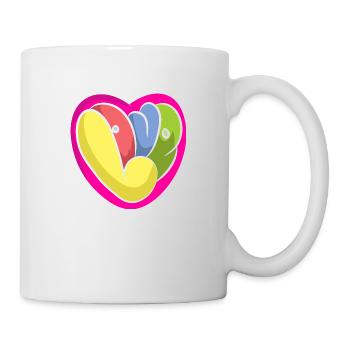 Love Heart - Mug - white - Right