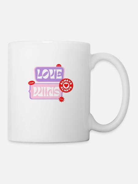 love wins - Mug blanc - blanc