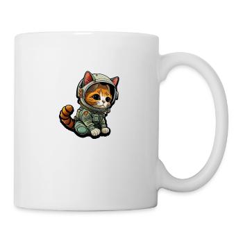 Meownaut astronaut cat for cat daddy - Mug - white - Right