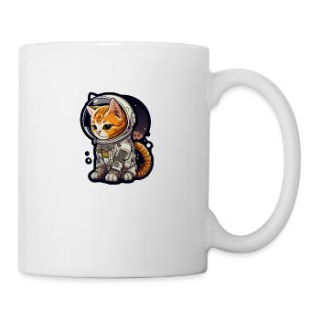 Meownaut astronaut cat for cat daddy - Mug - white - Right