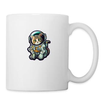 Meownaut astronaut cat for cat daddy - Mug - white - Right