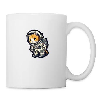 Meownaut astronaut cat for cat daddy - Mug - white - Right