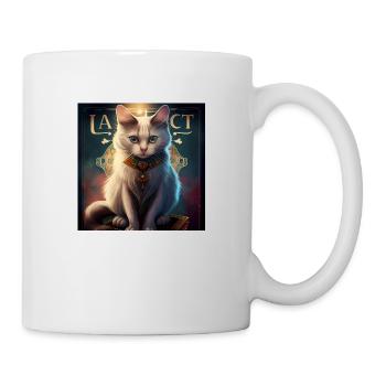 Katze im Mystischen Tarot Karten Design! - Tasse - Weiß - Rechts