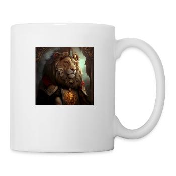Löwe im Mystischen Tarot Karten Design! - Tasse - Weiß - Rechts