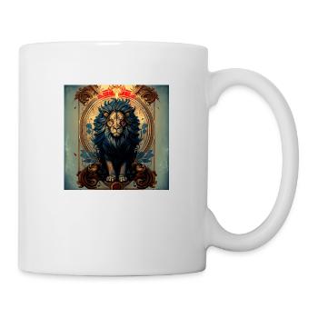 Löwe im Mystischen Tarot Karten Design! - Tasse - Weiß - Rechts