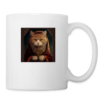 Katze im Mystischen Tarot Karten Design! - Tasse - Weiß - Rechts
