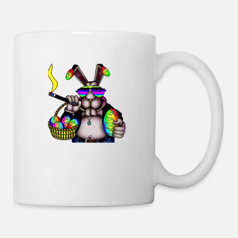 Osterhasi 3 - Tasse - Weiß