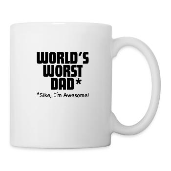SUPER PAPA JOUR - Mug blanc - blanc - Droite
