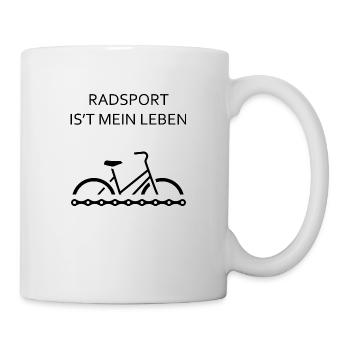 Marathon Triathlon Running Jogging Biking Cycling - Mug - white - Right