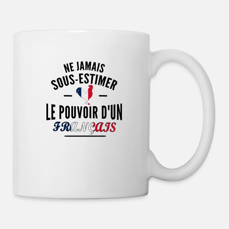 cadeau humour Français - Mug blanc - blanc