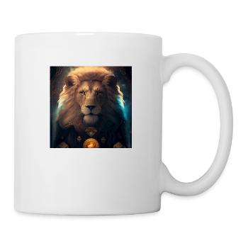 Löwe im Mystischen Tarot Karten Design! - Tasse - Weiß - Rechts