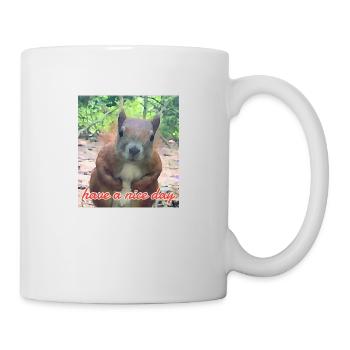 Eichhörnchen - Tasse - Weiß - Rechts