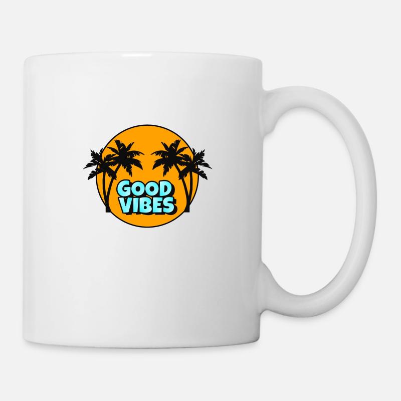 Good Vibes - Tasse - Weiß