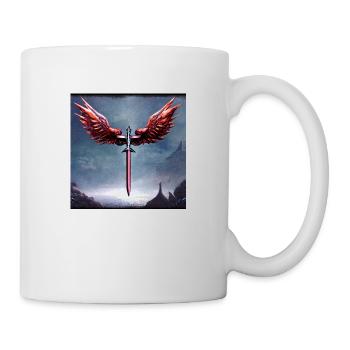 Schwert mit blutigen Flügeln - Tasse - Weiß - Rechts