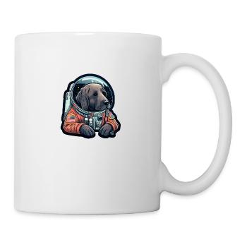 LabbiNaut Labrador Astronauten Hundepapa - Tasse - Weiß - Rechts
