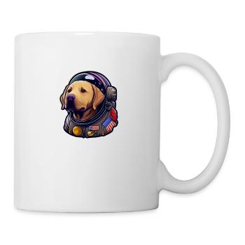 LabbiNaut Labrador Astronauten Hundepapa - Tasse - Weiß - Rechts