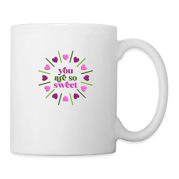 you are so sweet - Mug - white - Right