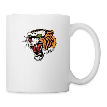 Tiger Tattoo Tattoo Roar Wild - Tasse - Weiß - Rechts