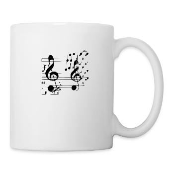 Musikalischer Bereich - Tasse - Weiß - Rechts