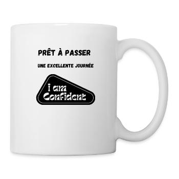 Positive T-shirt - Mug blanc - blanc - Droite