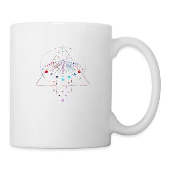 Mystic Mandala Yoga Boho Fleur Nature Spirituel - Mug blanc - blanc - Droite