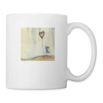 Einsamer Roboter auf der Suche nach Liebe - Tasse - Weiß - Rechts