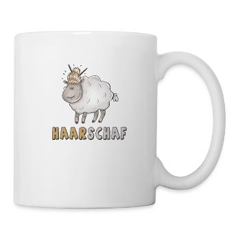 haarschaf - Tasse - Weiß - Rechts