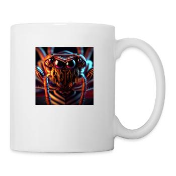 Monstres effrayants d’insectes de l’espace - Mug blanc - blanc - Droite