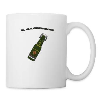 Glasmantelgeschoss - Tasse - Weiß - Rechts