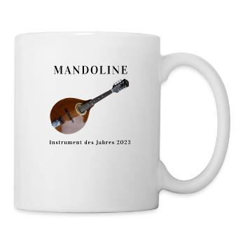 Mandoline Instrument des Jahres Flachmandoline - Tasse - Weiß - Rechts