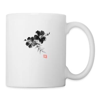 hibiscus - Mug blanc - blanc - Droite