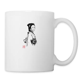 old lady - Mug blanc - blanc - Droite