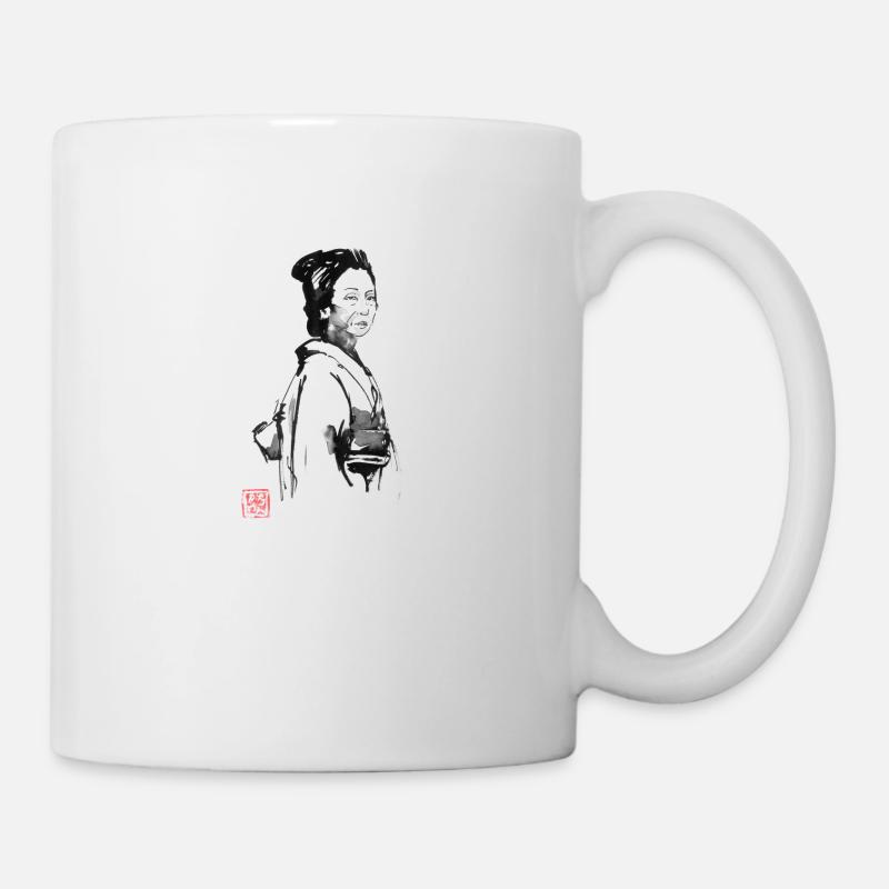old lady - Mug - white