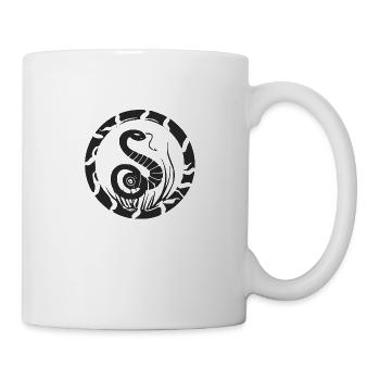 Le serpent - Mug blanc - blanc - Droite