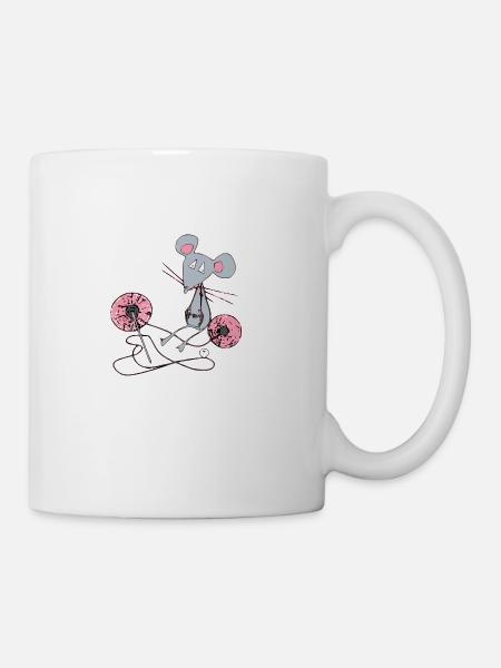 Mimi die traurige Maus - Tasse - Weiß