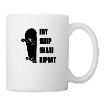Skateboard Skate Fan Skating Skater Skateboarding - Mug - white - Right