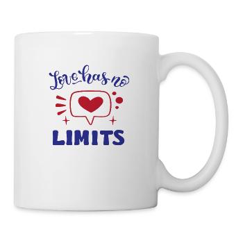 L’amour n’a pas de limites - Mug blanc - blanc - Droite
