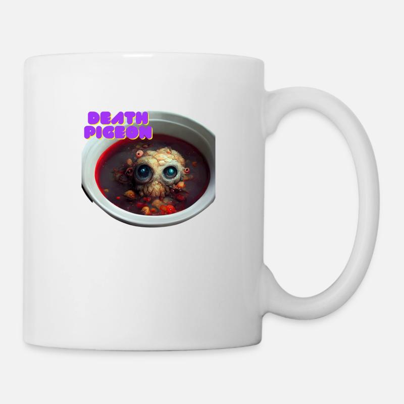 Death Pigeon Debut Album design - Mug - white