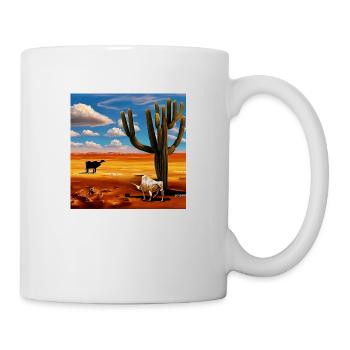 Prairie landscape - Mug - white - Right