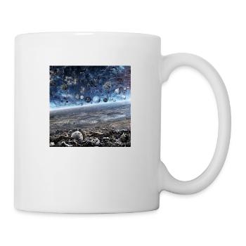 Zerstörte Erde - Tasse - Weiß - Rechts