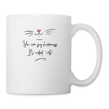 Katzenbesitzer Geschenkidee Katzenliebhaber - Tasse - Weiß - Rechts