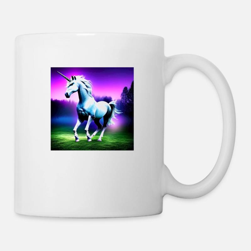 Weißes Einhorn - Tasse - Weiß