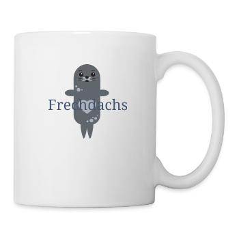 süße Robbe Frechdachs - Tasse - Weiß - Rechts