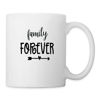 family Forever - Tasse - Weiß - Rechts