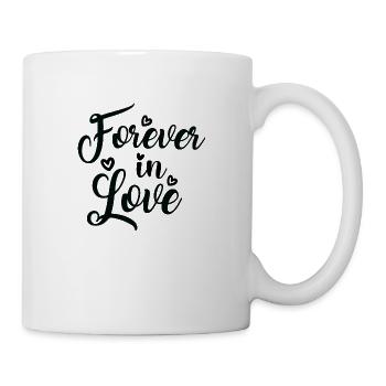 Forever in Love - Tasse - Weiß - Rechts