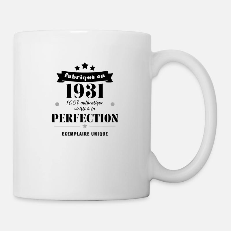 fabriqué en 1931 - Mug blanc - blanc
