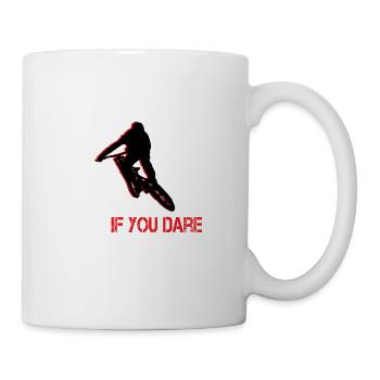 MTB... follow me, if you dare - Mug - white - Right