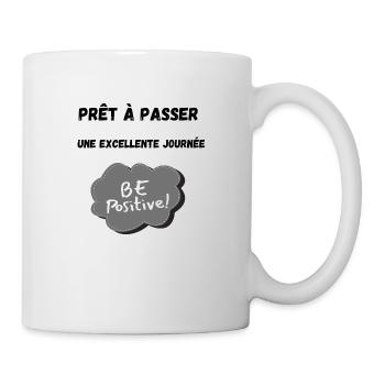 Positive T-shirt - Mug blanc - blanc - Droite