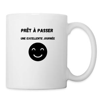 Positive T-shirt - Mug blanc - blanc - Droite