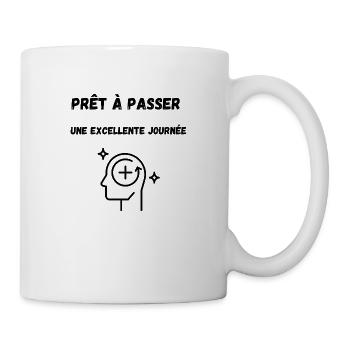 Positive T-shirt - Mug blanc - blanc - Droite